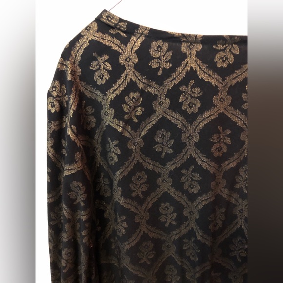 Old Navy gold and black shimmer Jumpsuit - Picture 8 of 8